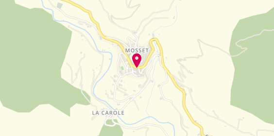 Plan de L'Épicerie mossétane, 1 Place Saint Julien, 66500 Mosset