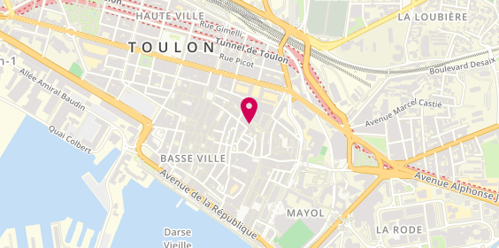 Plan de Toufrais, 25 Rue Paul Lendrin, 83000 Toulon