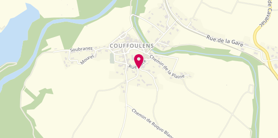 Plan de L'Auvergne A la Coupe, 1 Bis chemin des Valières, 11250 Couffoulens