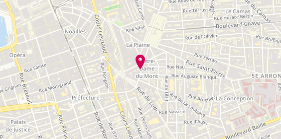 Plan de Epicerie Fine la Boite Noire, 2 Bis Rue Fontange, 13006 Marseille