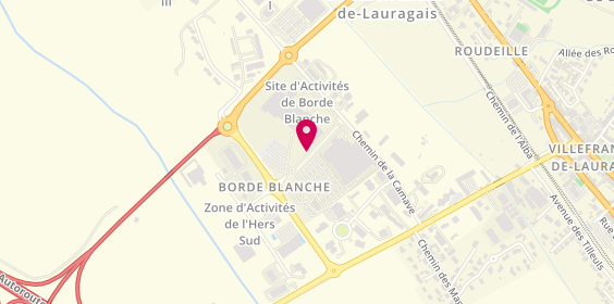 Plan de Les Fromageries Occitanes, Zone Industrielle de Bordé Blanche, 31290 Villefranche-de-Lauragais