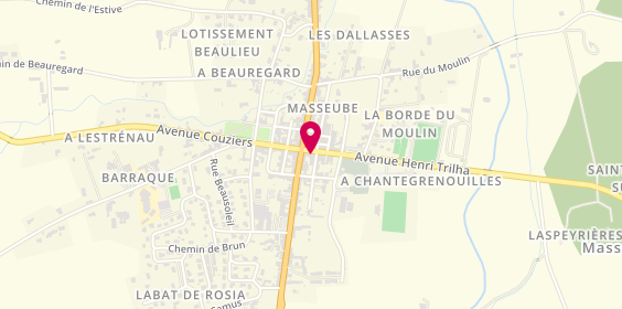 Plan de Proxi, 15 Rue du Commerce, 32140 Masseube