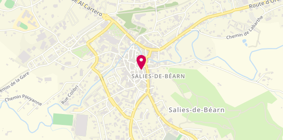 Plan de Charcuterie OYHARCABAL Daniel et Anne-Lyse, Sous la Mairie place du Bayaa, 64270 Salies-de-Béarn