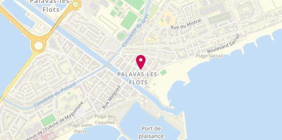 Plan de La Fromagerie Palavasienne, 11 Rue Saint-Pierre, 34250 Palavas-les-Flots