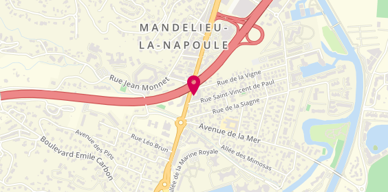 Plan de Laiterie Gilbert Mandelieu, Espace Mandelieu
154 avenue de Cannes, 06210 Mandelieu-la-Napoule