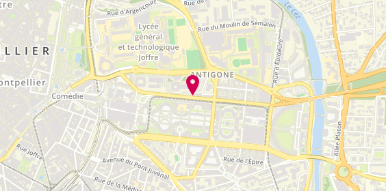 Plan de Detto & Fatto, 515 Boulevard d'Antigone, 34000 Montpellier