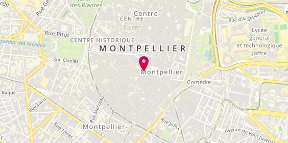 Plan de Fromagerie Bou, place Castellane, 34000 Montpellier