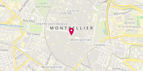 Plan de Les Marie Fromagerie, place Castellane, 34000 Montpellier
