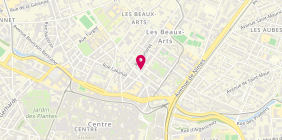 Plan de Cremerie des Beaux Arts, 23 Rue de la Cavalerie, 34000 Montpellier