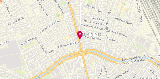 Plan de Fromagerie Lavialle, 36 avenue des Minimes, 31200 Toulouse