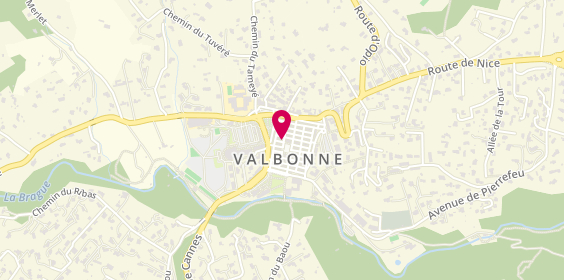 Plan de 365 Fromages : Fromagerie Valbonne, 22 Rue Eugène Giraud, 06560 Valbonne