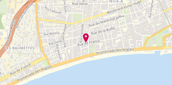 Plan de Fromagerie du Carré d'Or, 54 Rue de France, 06000 Nice