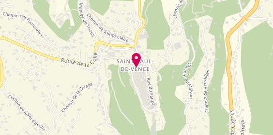 Plan de Le Fromager de Saint Paul, 1 Rue de la Pourtoune, 06570 Saint-Paul-de-Vence