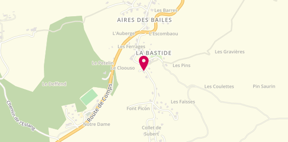 Plan de Fromagerie des Bélugues, 19 chemin des Faïsses, 83840 La Bastide