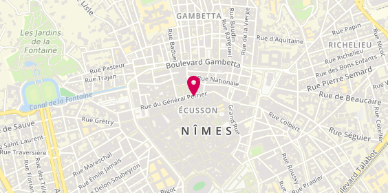 Plan de Claude et Nadine, Rue des Halles, 30000 Nîmes