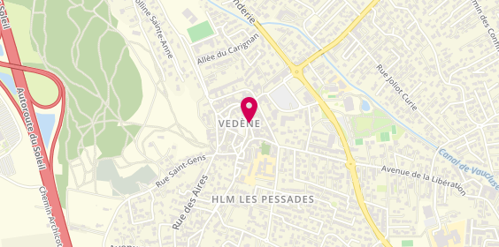 Plan de La Fromagerie de Vedene, 83 Rue Frederic Mistral, 84270 Vedène