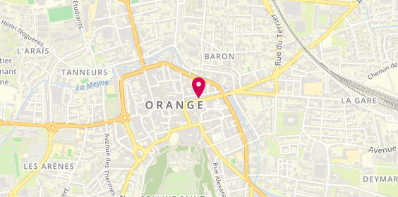Plan de Les Symphonies de Mélanie, 18 Rue de la République, 84100 Orange
