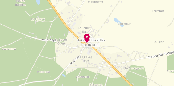 Plan de GASCOIN Jocelyne, Le Bourg, 47700 Fargues-sur-Ourbise