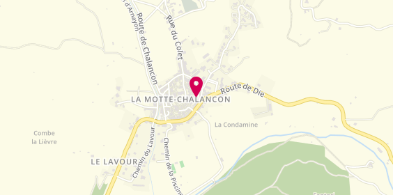 Plan de Cave des Gourmands Gourmets, 21 Rue De
La Paravande, 26470 La Motte-Chalancon