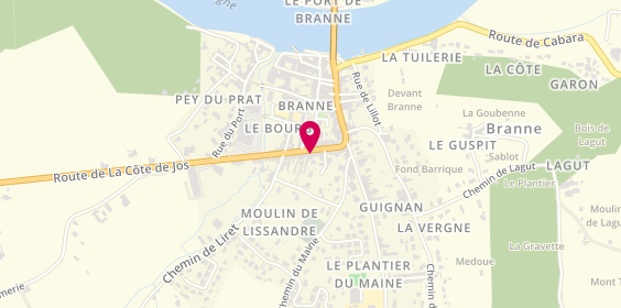 Plan de Fromagerie Crème, 52 Rue Emmanuel Roy, 33420 Branne
