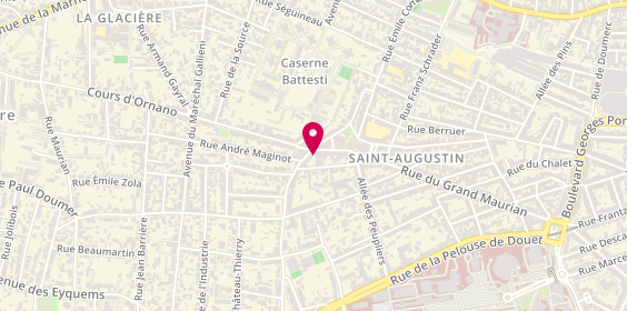 Plan de Fromagerie de Saint Augustin, 148 Rue Emile Combes, 33000 Bordeaux