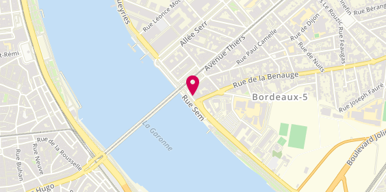 Plan de Madame Fromage Bordeaux, 3 Quai Deschamps, 33100 Bordeaux