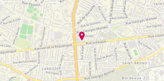 Plan de Maison Lichette, 257 Rue Judaïque, 33000 Bordeaux