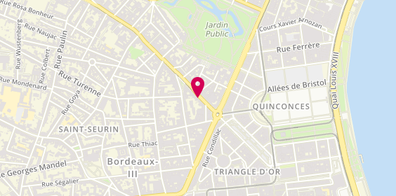 Plan de Tourny Gourmet, 18 Rue Fondaudège, 33000 Bordeaux