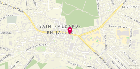 Plan de Fromagerie des Jalles, 16 avenue Montesquieu, 33160 Saint-Médard-en-Jalles