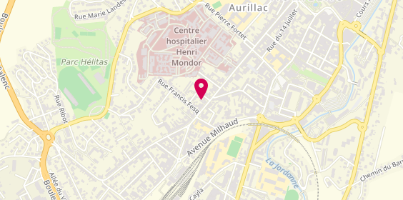 Plan de Fromagerie Bonal, 88 avenue de la République, 15000 Aurillac
