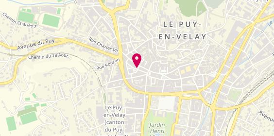 Plan de Fromagerie Coulaud, 24 Rue Grenouillit, 43000 Le Puy-en-Velay