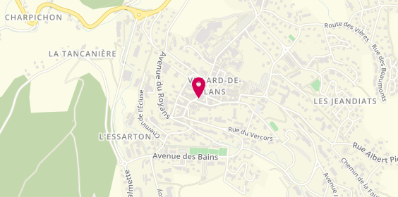 Plan de Crémerie du Vercors, 21 Rue Jean Moulin, 38250 Villard-de-Lans