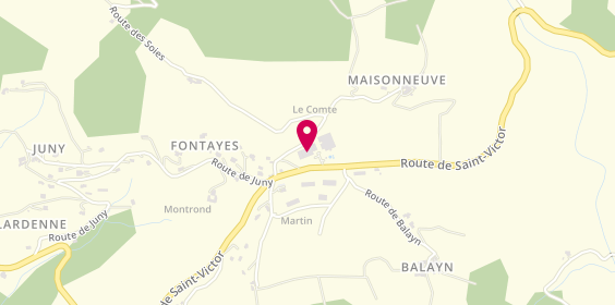 Plan de Fromagerie de la Drôme, Fontayes, 07410 Saint-Félicien