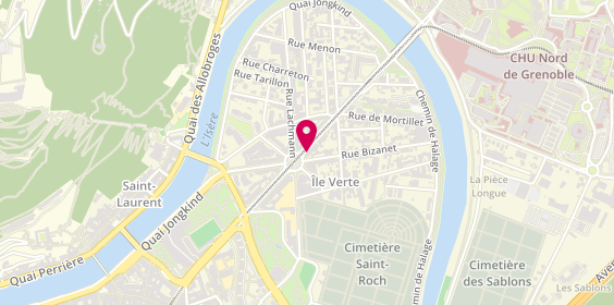 Plan de Fromagerie de l'île Verte, 29 avenue Maréchal Randon, 38000 Grenoble