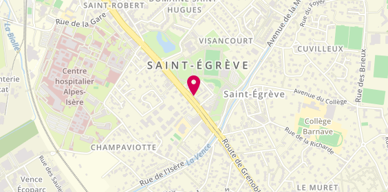 Plan de Atout Fromages, 16 avenue Général de Gaulle, 38120 Saint-Égrève