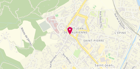 Plan de Monica Fruits, 100 Rue de la République, 73300 Saint-Jean-de-Maurienne