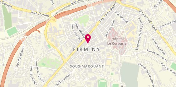 Plan de Fromagerie Frisquet, 16 Rue de la Paix, 42700 Firminy