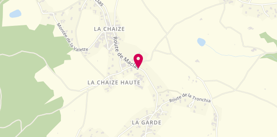 Plan de Gaec de la Cabriole, 62 Route de Maclas - Lieu-Dit la Chaize, 42410 Pélussin