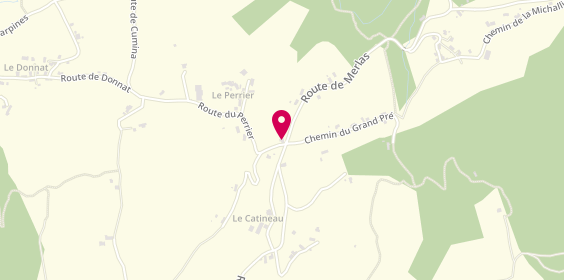 Plan de Ferme du Vent Dans Les Cornes, 12 Route du Perrier, 38620 Saint-Bueil