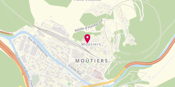 Plan de Coopérative laitière de Moutiers, 20 avenue des Xviè Jeux Olympiques, 73600 Moûtiers