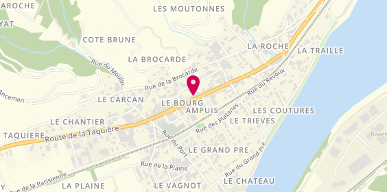Plan de La Cave Aux Fromages, 76 Boulevard des Allées, 69420 Ampuis