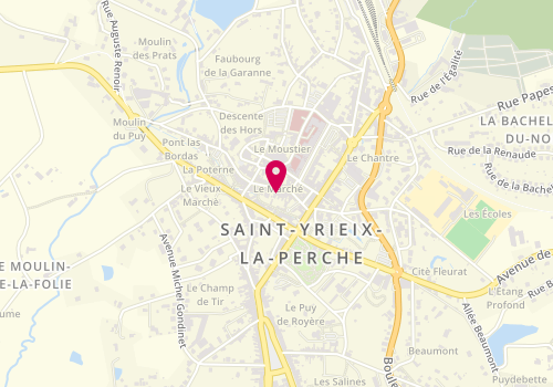 Plan de Les Fromages de Pépé, 25 Rue du Marché, 87500 Saint-Yrieix-la-Perche