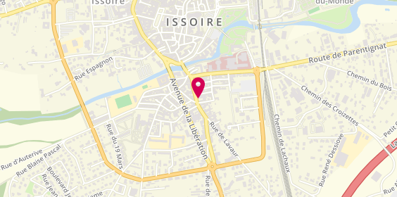 Plan de Fromagerie le Montcineyre, 29 Rue de Brioude, 63500 Issoire