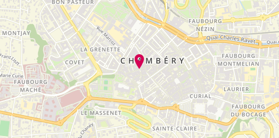 Plan de La Fromagerie, 32 Rue Juiverie, 73000 Chambéry