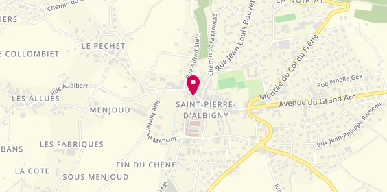 Plan de Les Fromages de Marius, 41 Rue Auguste Domenget, 73250 Saint-Pierre-d'Albigny