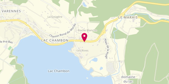 Plan de La Fromagerie du Lac, Lac Chambon, 63790 Lac Chambon