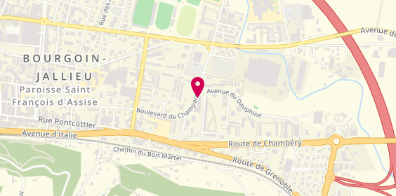 Plan de Fromagerie de Champaret, 30 Boulevard de Champaret, 38300 Bourgoin-Jallieu