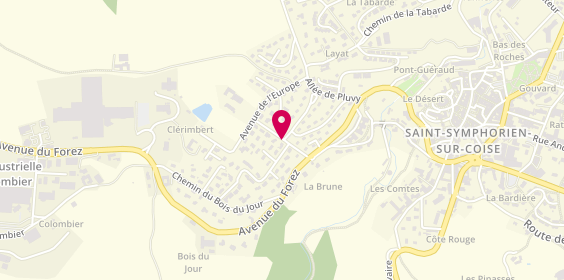 Plan de Fromagerie Lebail, Zone Industrielle de Clerimbert, 69590 Saint-Symphorien-sur-Coise