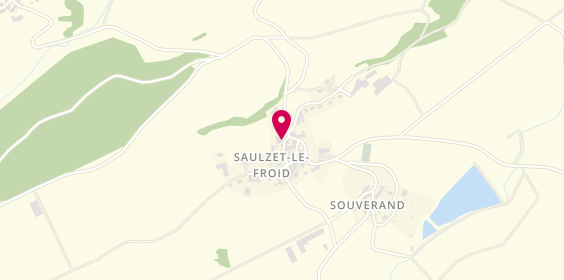 Plan de Fromagerie Roudaire, Le Bourg, 63970 Saulzet-le-Froid