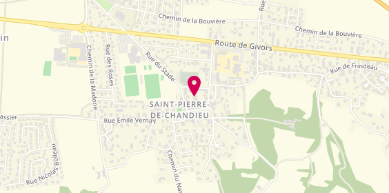 Plan de La Fromagerie des 4 Gones, 1 place Charles de Gaulle, 69780 Saint-Pierre-de-Chandieu